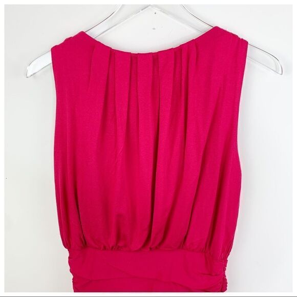 Max Studio Jersey Maxi Dress Pink/Red Sleeveless Sz M - Picture 9 of 10